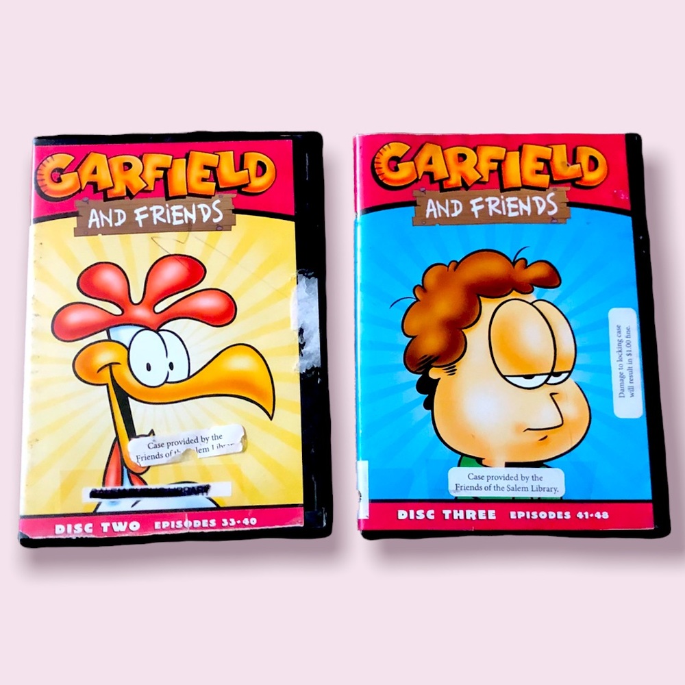 Garfield And Friends disc 2 and 3 DVDs